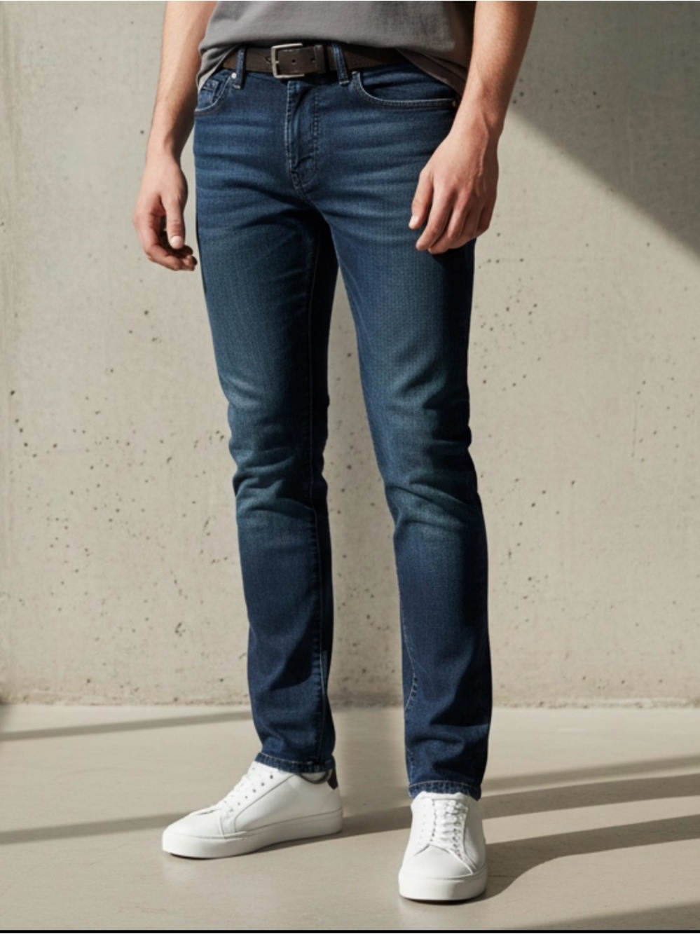 🫶🏻 The Perfect Jean NYC Slim Fit Jeans - Dark Blue 34 x 28